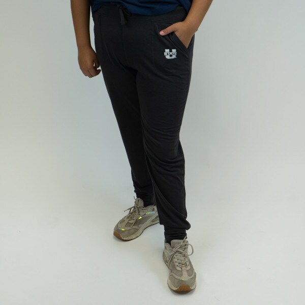 u-state jogger faux cashmere black